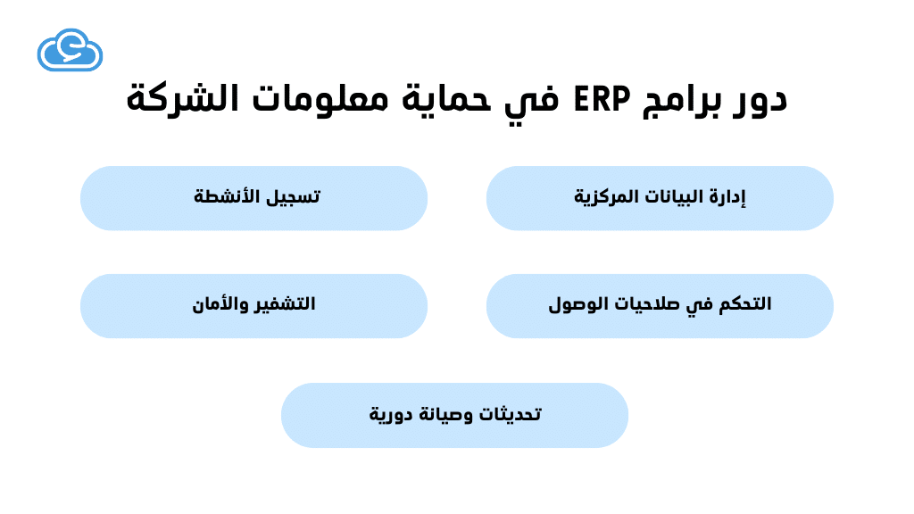 _دور برامج الـ ERP في حماية معلومات الشركة