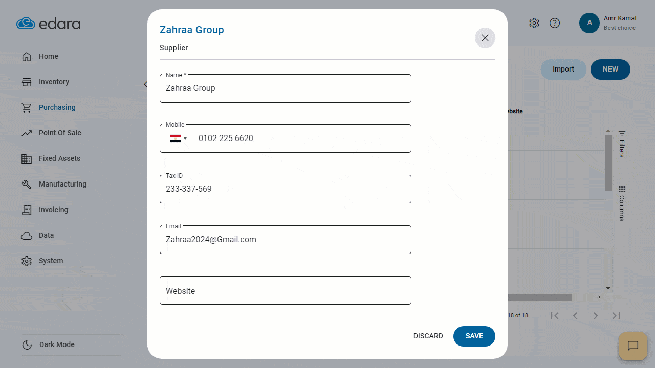 July Updates - Supplier tax ID