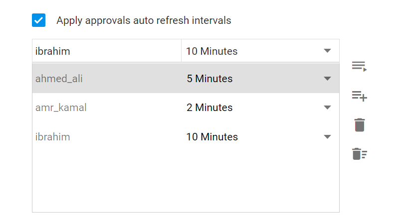 January Updates 2021 - Auto refresh intervals in approvals