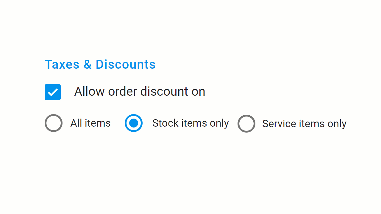 January Updates 2021 - Exclude service items from order discount