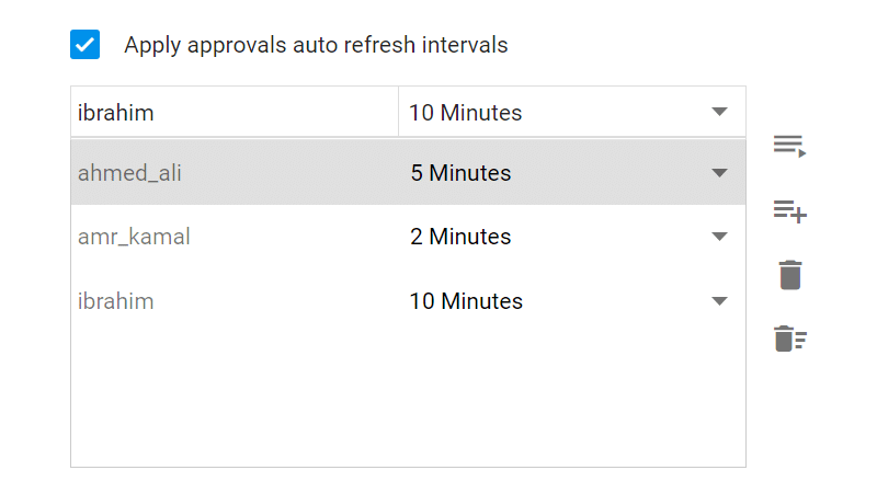 March Updates 2020 - Auto refresh intervals in approvals