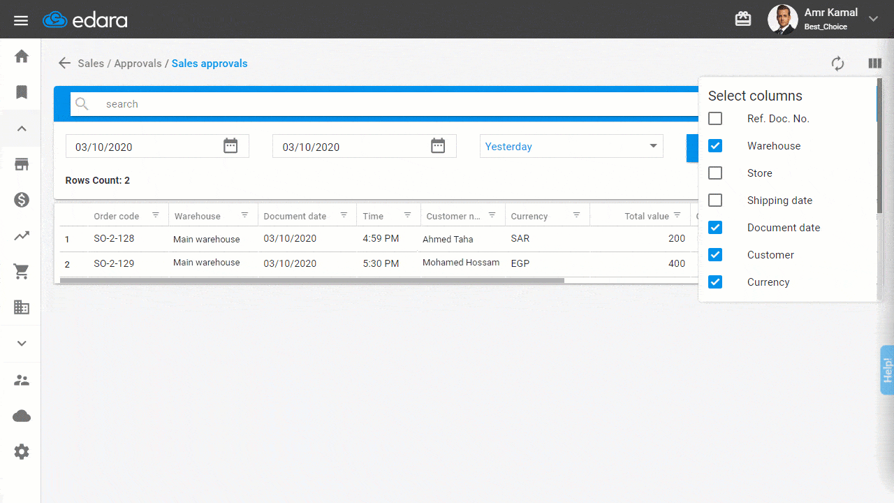 September Updates 2020 - ''Currency'' a new column in sales approval page