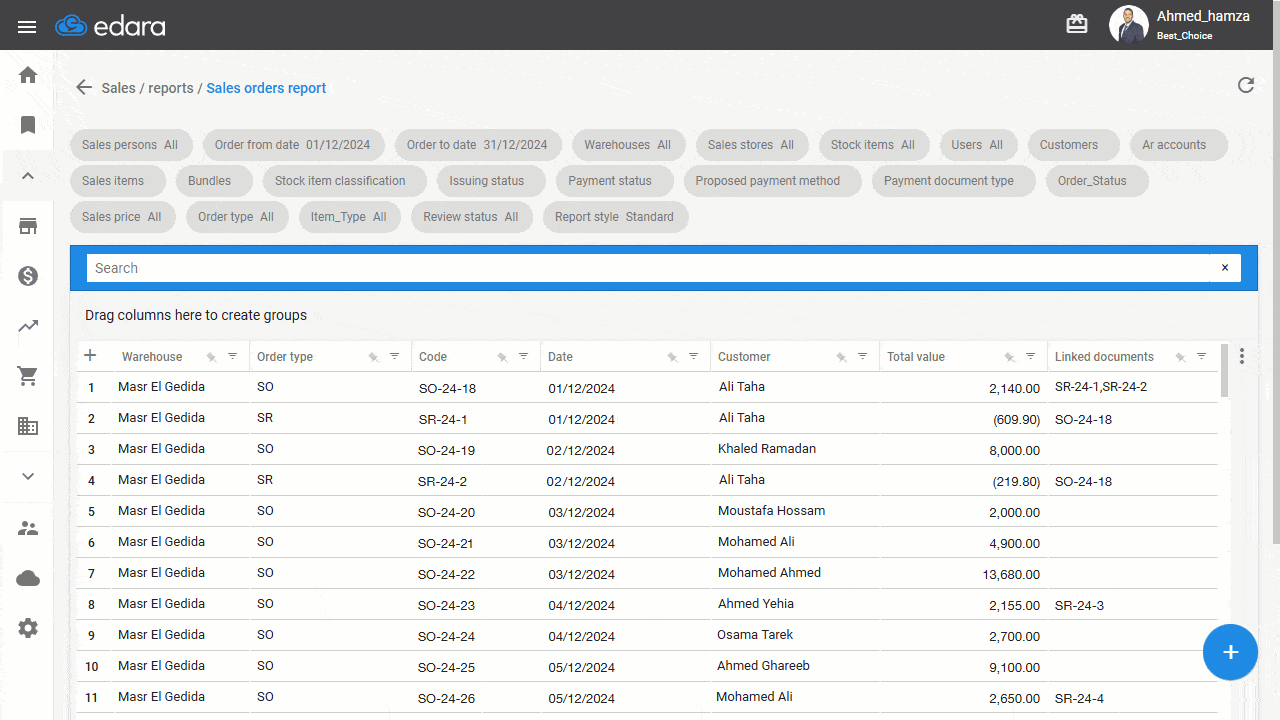 January Updates 2025 - Show related documents in sales orders report