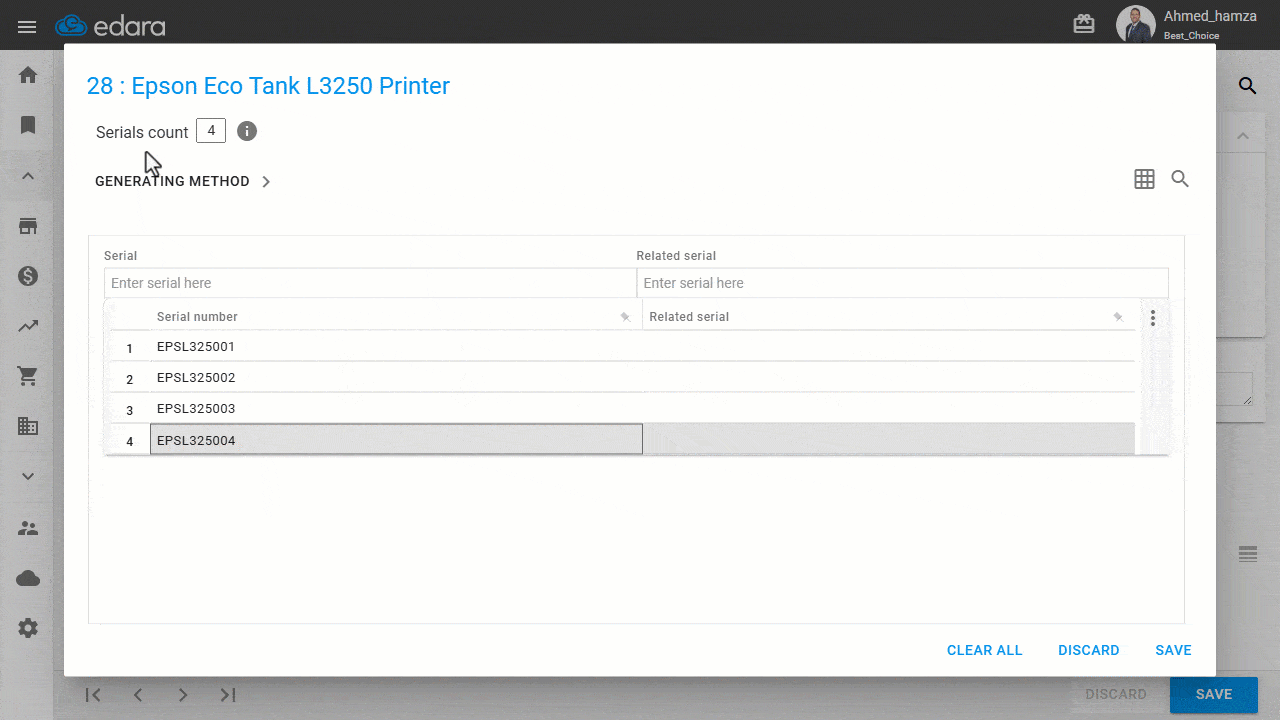 September Ubdates2025 Adjust Stock Item Quantity from the Serial Entry
