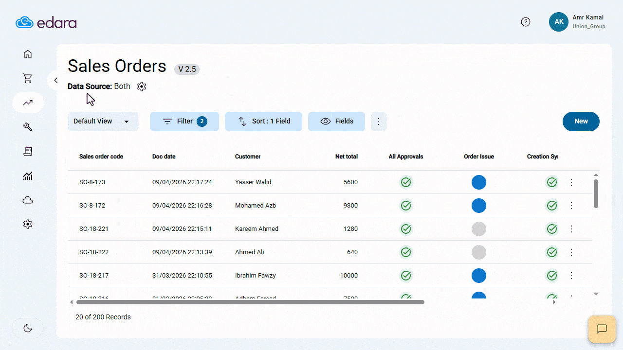 May26 Selecting the Data Source for Sales Orders in POS