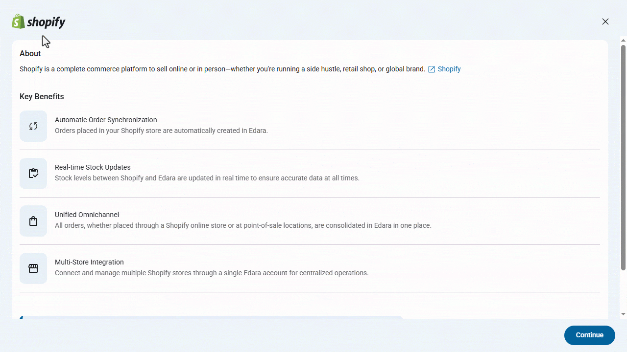 Edara’s Mid-Year 2026 Review 9 Edara Review26 A New Version of the Shopify Integration