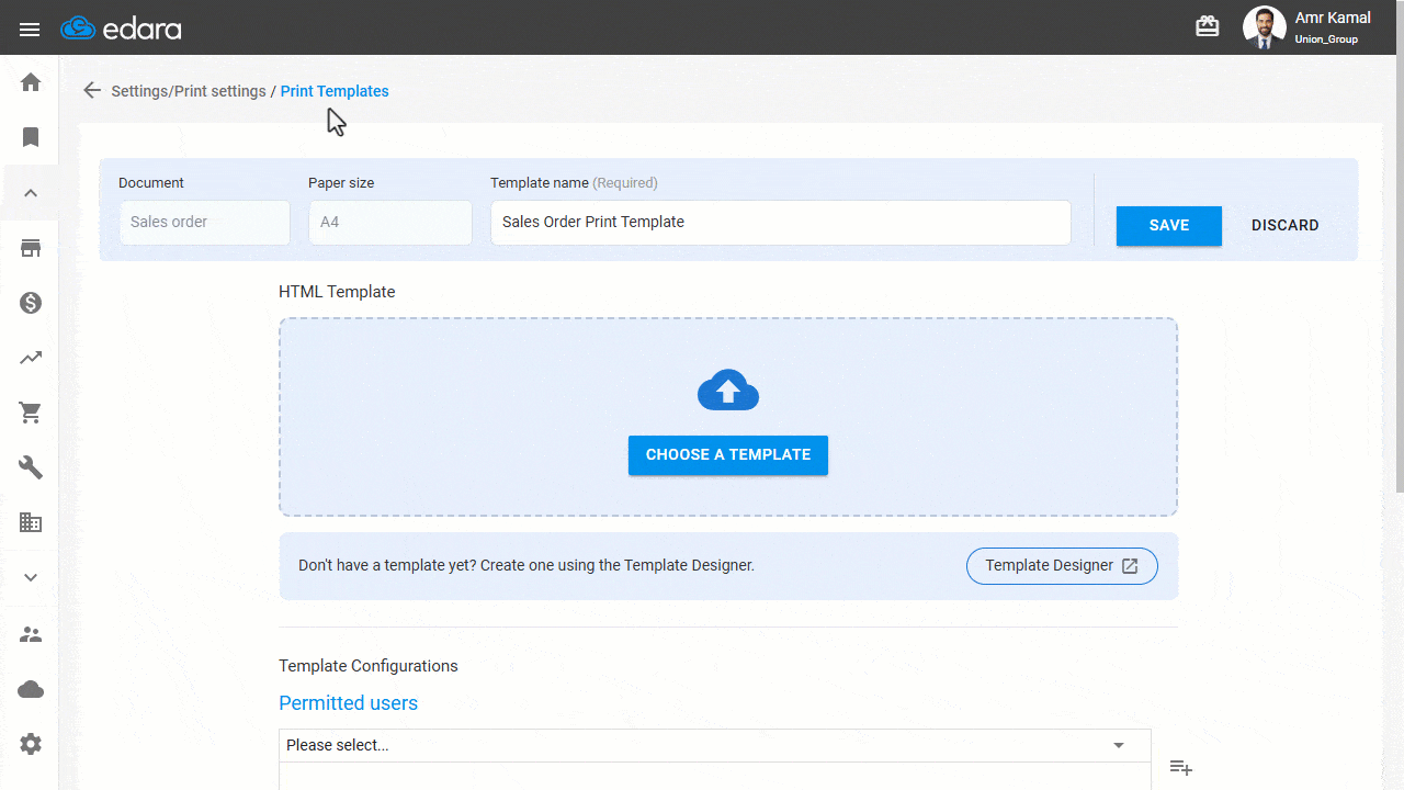July26 Importing Print Templates in Advanced Mode