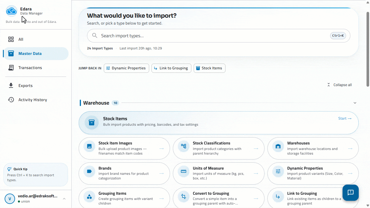 August26 Importing Dynamic Properties through Import Manager