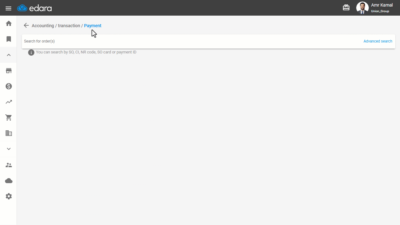 ِAugust26 Displaying Unpaid and Returned Amounts on the Advanced Search in payment page