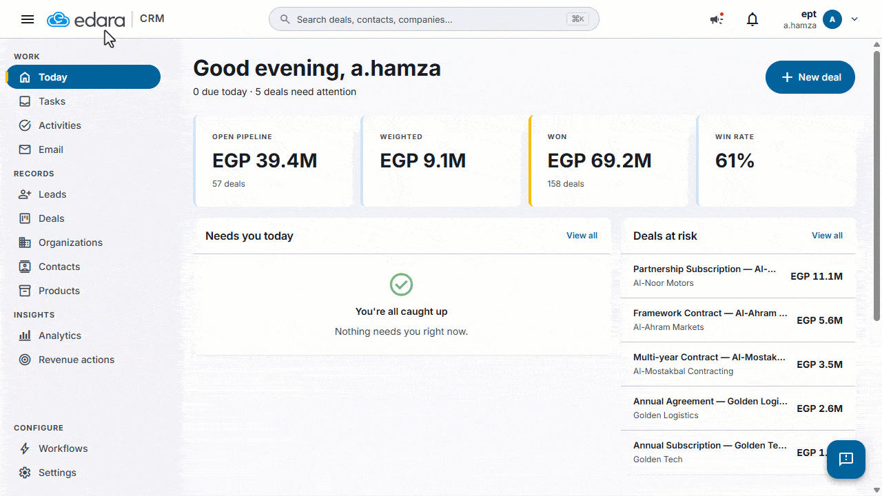 september26 Edara CRM An Extension Integrated with Edara